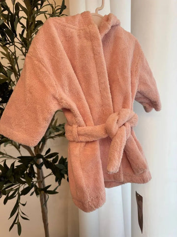 M&S Bathrobe Soft Pink Baby Bamboo