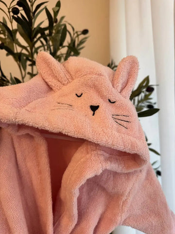 M&S Bathrobe Soft Pink Baby Bamboo