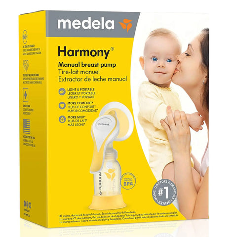 Medela Manual breast pump with Flex Shields Harmony Single Hand for More Comfort and Expressing More Milk medela