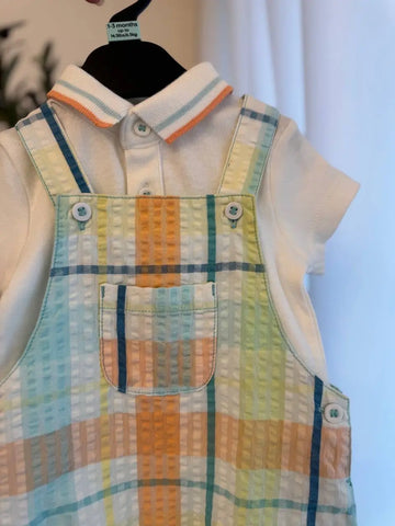 Mothercare Baby Boy 2 Pcs Overall Baby Bamboo