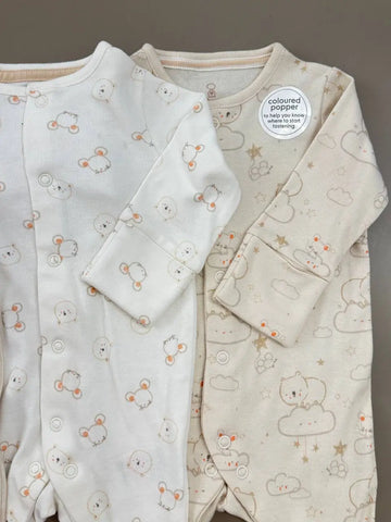 Mothercare Baby Boy Pack of 3 Overalls Baby Bamboo