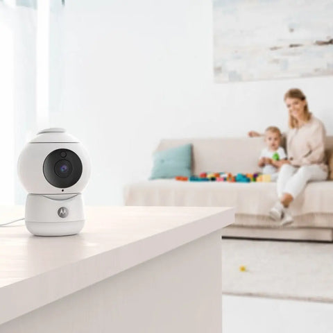 Motorola - Peekaboo-W Full HD Wi-Fi Video Baby Camera Baby Bamboo