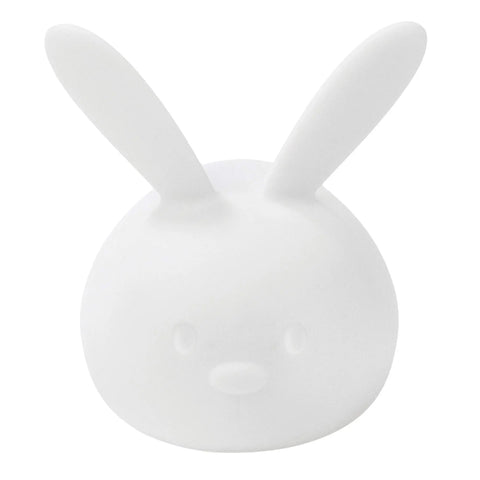 Nattou LED Night Light Rabbit Silicone Voice Activation 7 Colours BPA Free 13.5 x 10.5 x 15 cm Silicone White Baby Bamboo