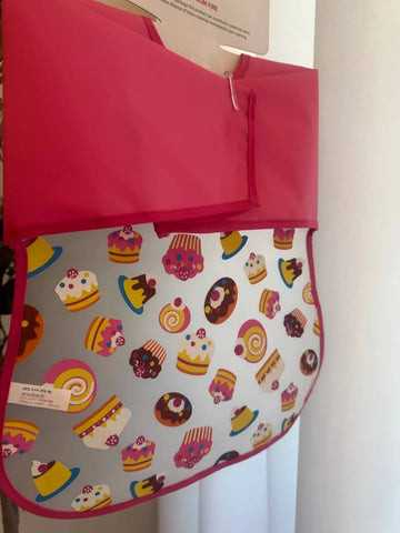 Nursery Time All Peva Bib with sleeves Baby Bamboo