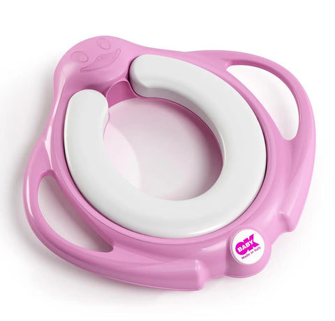 Okbaby Pinguo Soft Toilet Seat - Pink Baby Bamboo