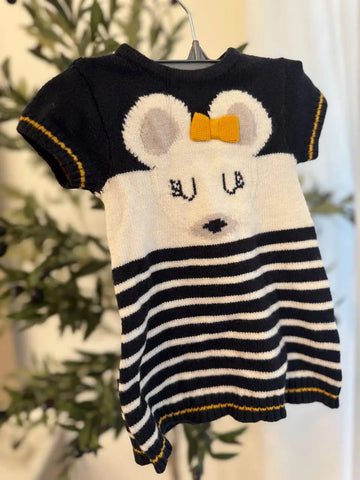 Orchestra Baby Dress Souris Mimi Trousseau Bear Baby Bamboo