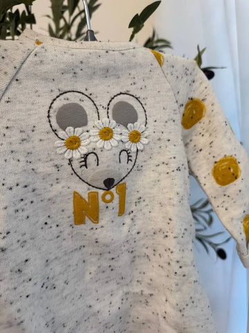 Orchestra Baby Dress Souris Mimi Trousseau No1 Baby Bamboo