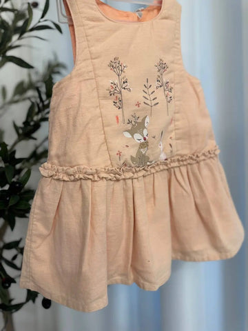 Orchestra Baby Dress, Winter Holidays Baby Bamboo