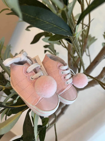 Orchestra Baby Girl Shoes, Pink Baby Bamboo