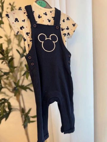 Orchestra Baby Starry Mouse 2 Piece Overall Baby Bamboo