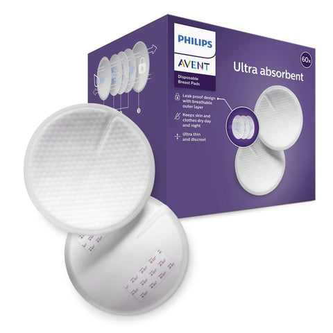 PHILIPS-Avent Ultra Comfort Disp. Breast Pads, 60's Scf254/61 Phillips Avent