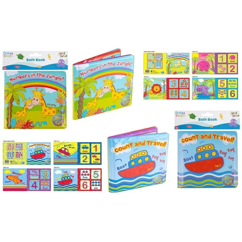 SOFT PVC & FOAM BABY LEARNING BATH BOOK - Baby Bamboo