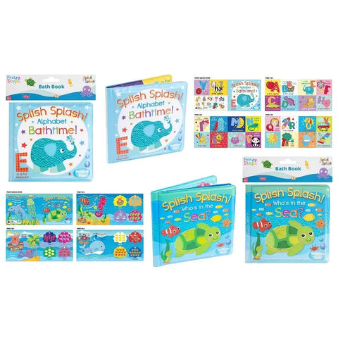 SOFT PVC & FOAM BABY LEARNING BATH BOOK - Baby Bamboo