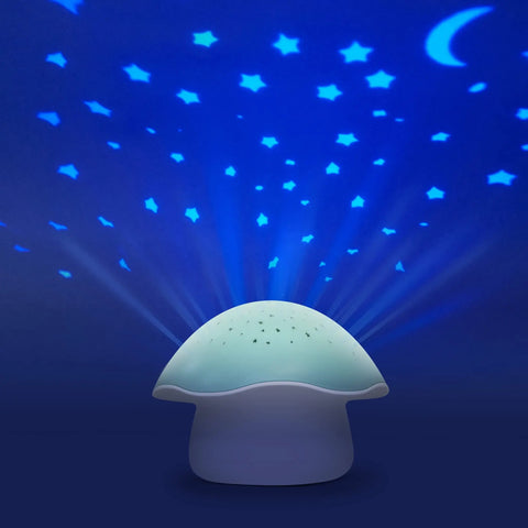 Pabobo - Kid Sleep Kid Sleep - Blue Mushroom Musical Star Projector Baby Bamboo