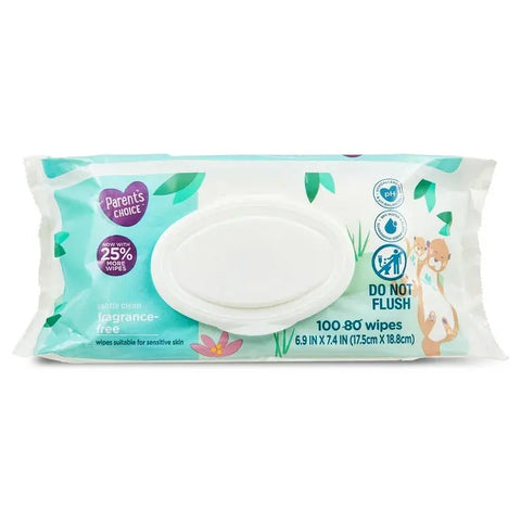 Parent'sChoice 100 Wipes Baby Bamboo