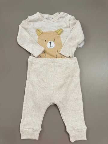Rock a Bye Baby Bear Set, Beige Baby Bamboo