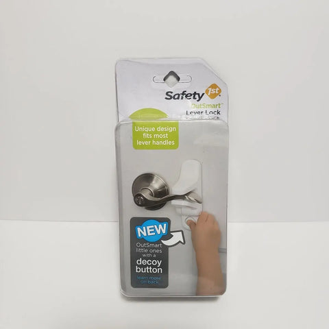 Safety 1st Outsmart Lever Handle Lock 2 Pack, One Size, White Baby Bamboo