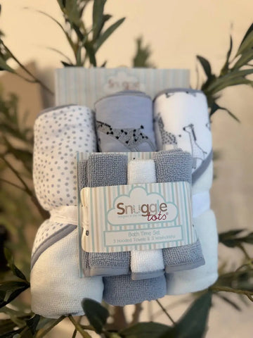 Snuggle Bath Time Giraffe Set, One Size Baby Bamboo