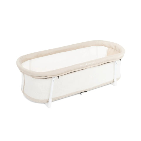 Snuggle Nest Organic Portable Bassinet-Organic Oat Baby Bamboo