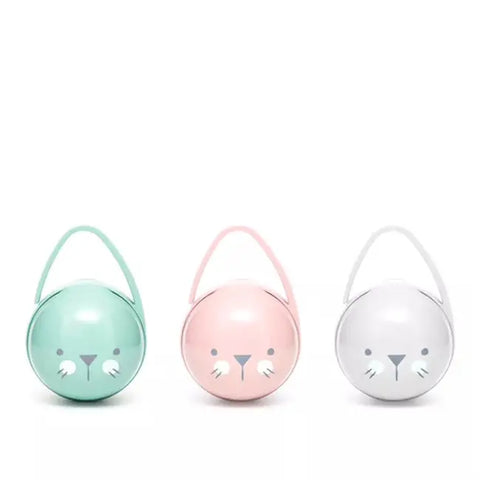 Suavinex Bonhomia 2 in 1 Duo Baby Pacifier Case, Pacifier Holder, Holds 2 Baby Pacifiers, Baby Accessories Baby Bamboo