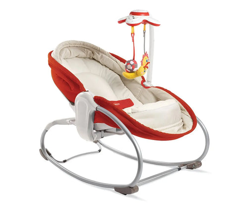 Tiny Love 3 in 1 Rocker Napper Red Cream Baby Bamboo