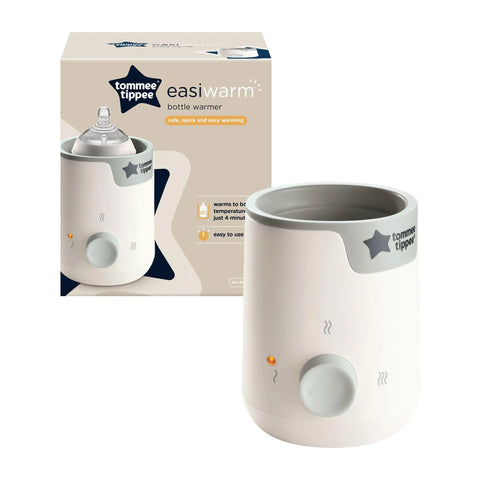 Tommee Tippee Easiwarm Bottle Warmer, Warms Baby Feeds to Body Temperature in Minutes, Automatic Timer, One-Dial Operation, White Tommee Tippee