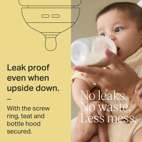 Tommee Tippee Natural Start Anti-Colic Baby Bottle, 260 ml, 0+ months, Slow Flow Breast-Like Teat for a Natural Latch, Anti-Colic Valve, Self-Sterilising, Pack of 3 Baby Bamboo