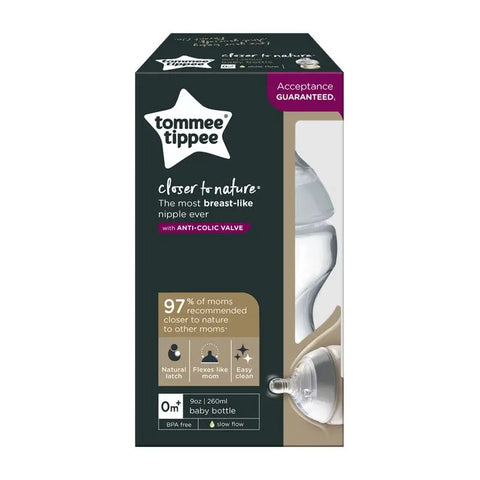 Tommee Tippee – Close To Nature Feeding Bottle – 260ml Baby Bamboo