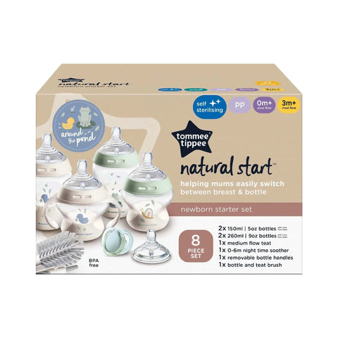Tommee tippee Natural Start Newborn Starter Set, Pond Baby Bamboo