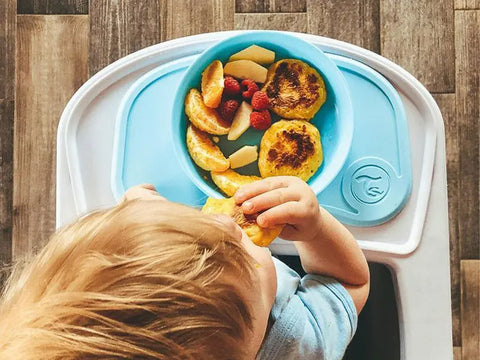 Twistshake Baby Tableware Set Mini | Baby Suction Plate + Baby Placemat Baby Bamboo