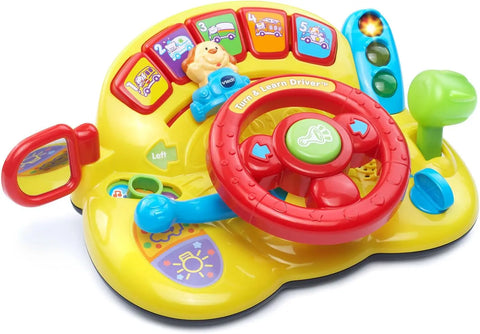 VTech Turn and Learn Driver (Frustration Free Packaging), Yellow vtech