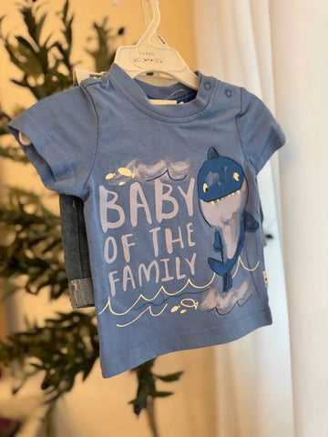 Watch Me Grow Baby Boy Shark Set Baby Bamboo