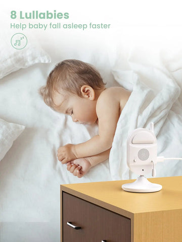 YOTON Portable 2.4" Baby Monitor YB01 with Camera and Audio, Auto Night Vision Baby Bamboo