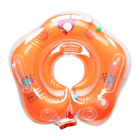 Baby Swimming Accessories Neck Ring Tube Safety New Infant Float Swimming Circle For Dolphin Inflatable Water Bathing Inflatable - Baby Bamboo