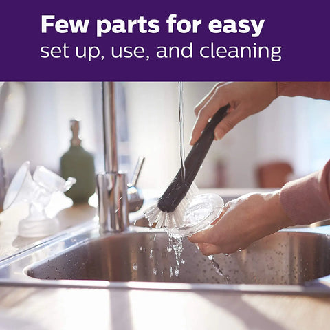 Philips AVENT Double Electric Breast Pump Advanced, with Natural Motion Technology, SCF394/61, White Phillips Avent