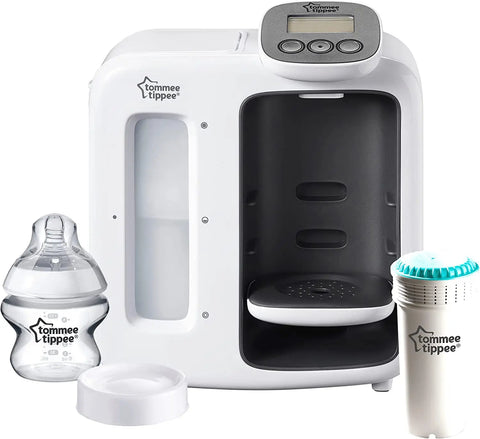 Tommee Tippee Perfect Prep Day & Night, Baby Bottle Maker Machine with Digital Display and Adjustable Volume, White Tommee Tippee
