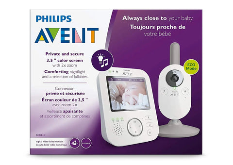 Philips AVENT Digital Video Baby Monitor, SCD843/37 - Baby Bamboo